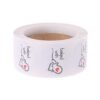 500Pcs Baked with Love Round Paper Sticker Adhesive Baking Label for Chris Easter Stickers Bulk