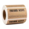 500Pcs Freshie Scent Care Instruction Sticker, 2.36 x 1.18” Scented Lable with Line to Write in Scent
