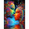 500 Piece Jigsaw Puzzle for Adults Colorful Abstract Art Faces Puzzle