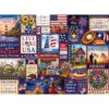500 Piece Puzzles for Adults, Patriotic Americana Jigsaw Puzzles 500 Pieces, 250 Anniversary American Flag Puzzle for Teens Seniors, Liberty Celebration Collage Puzzle Toy Family Activity
