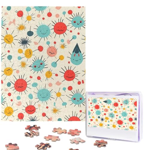 500 Piece Puzzles for Adults Personalized Wooden Puzzles Cute Pattern Jigsaw Puzzles Gift Custom Puzzle from Photos Challenging Puzzles for Family Wedding Christmas Birthday Gifts 20.4 x 15 in