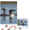500 Piece Puzzles for Adults Personalized Wooden Puzzles Loon Birds Jigsaw Puzzles Gift Custom Puzzle from Photos Challenging Puzzles for Family Wedding Christmas Birthday Gifts 20.4 x 15 in