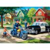 500 Piece Puzzles for Adults, Police Patrol Jigsaw Puzzles 500 Pieces, Summer Community Street Puzzle 500 Pieces for Teens Seniors, Vintage Car Jigsaw Puzzle, Stress Relief Puzzle Toy Game Gift