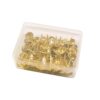 500Pieces Multifunctional Metal Thumbtacks For Office School Roundness Push Pins Office Tacks For Corkboard Furniture Thumb Tacks Drawing Pin Thumbtacks Desk Decoration