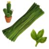 500 Pieces Pipe Cleaners Chenille Stem, Green Color Pipe Cleaners Set for Pipe Cleaners DIY Arts, Chenille Stems Pipe Cleaners