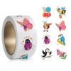500x / Roll Animal Stickers Cartoon Stickers Water Bottle Sticker Decals Rewards Classroom Prizes