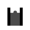 50/100PCS Black Garbage Bag Disposable Garbage Bag Retail Supermarket Shopping Bag Portable Kitchen Bathroom Cleaning Tools
