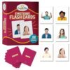 50 Emotions Flash Cards Volume 1 - Feeling Photo Cards for Kids, Adults, Seniors, Homeschool, Speech Therapy, ABA, Dementia, Aphasia, Occupational Therapy, ESL and Autism Learning Material