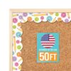 50ft Bulletin Board Borders Trim - Classroom Borders for Bulletin Board Decorations, Daycare Teacher Must Haves, Home & Office DIY Supplies, Smiley Back to School & Workplace Events Party Decor