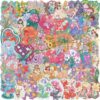 50 Holographic Fairy Floral Stickers - Fantasy Flowers(Star)