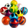 50 Mini Stress Balls for Kids and Adults - Bulk 2 Inch Assorted Soft Stress Relief Balls, Sensory Fidget Toys, Party Favors, Birthday Gifts, Goodie Bags and Stocking Stuffers for Kids
