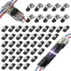 50 Pack Quick Wire Connectors Kit (40 D2 & 10 T2), 18-22AWG