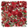 50 Packs Rose Stickers Water Bottles Laptop Phone Computer Guitar Skateboard Hydroflasks Rose Transparent Vinyl Sticker Waterproof Aesthetic Trendy Decals for Kids Teens Girls Adults