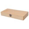 50PCS Biology Glass Prepared Microscope Slides Specimens with Wooden Storage Box Metal Buckle Organizers Biology Prepared Slides Specimens Box