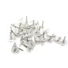 50pcs Clear Plastic Push Pins, Thumb Tacks for Bulletin Board Posters Photos Maps Office Home