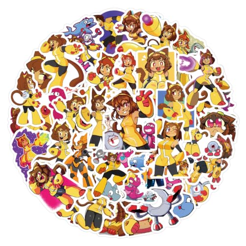 50Pcs Gameoverse Stickers for Water Bottle, Cool Cartoon Waterproof Vinyl Stickers for Adult Teen Girl Kids Laptop Skateboard Bike Guitar Laggage Travel Case Helmet Notebook Scrapbook
