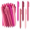 50Pcs Gel Pens Bulk 0.5mm Fine Point Black Ink Retractable Quick Dry Pens