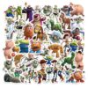 50pcs Hot Toy Cartoon Story Stickers Laptop Bedroom Wardrobe Car Skateboard Motorcycle Bicycle Mobile Phone Luggage Guitar DIY Waterproof Decal (WJZDY)