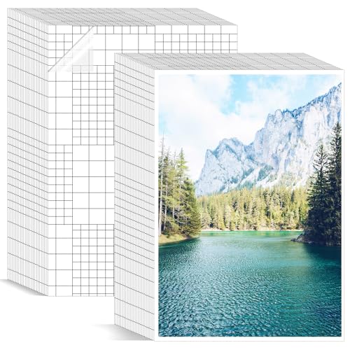 50Pcs Matte Self Adhesive Laminating Sheets for Photos, 9 x 12.2 Inches Self Sealing Laminate Sheets No Machine No Heat Laminating Sheets for Photos and Index Cards