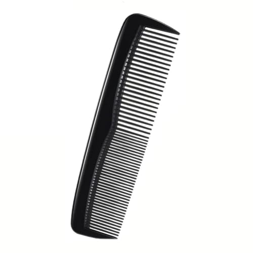 50 Pcs Pocket Combs for Men 5 Inch Cutting with Wide and Fine Teeth Plastic Professional Barber Haircut Small Anti Static Combs for Women Grooming Accessories for Beard(Black) for daily use