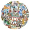 50PCS World Travel Transparent Stickers,Around The World Vacation Famous City Landmark Waterproof Decals for Computer Phone Water Bottle Luggage Journal Skateboard Laptop Cup Bike Scrapbook