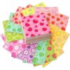 50 Sheets 5.9x5.9 Inches Double-Sided Colored Folding Paper for Adults, Artists & Kids, Ideal for Scrapbooking, Card Making and DIY Crafts (Fruit)