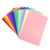 50 Sheets Coloured Card 8K Sheets Pack, Assorted Colors Drawing Cardboard Painting Making Greeting Card Cover Paper Set Colored Cardstock