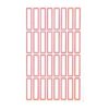 50 Sheets Multifunctional Labels Sticker Blanks Labels Adhesive Sticker Jams Label for Boxes Classroom Home Writeable