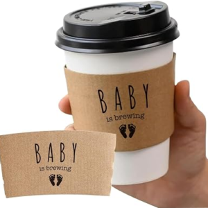 BONETAT 20 Pcs Coffee Cup Sleeves