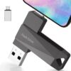 512GB Photo Stick for Phone, Qainerly USB Flash Drive for Phone All Models, 4-in-1 Design Transfer Storage, iPad/PC/Android