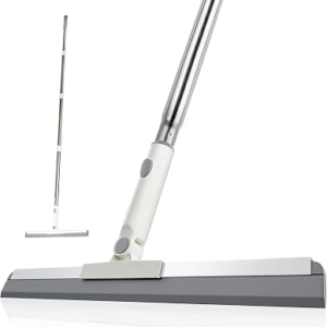 ITTAHO Floor Squeegee, Squeegee Broom for Floor with 62″ Long Handle, Shower Squeegee for Tile Shower Walls,Garage, Deck, Bathroom, Glass,Window, Concrete Floor