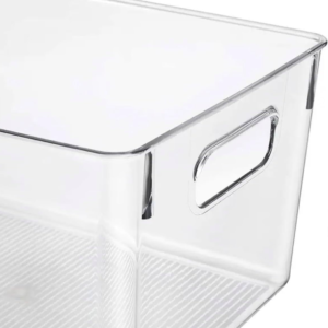 HappyAny Co. Clear Storage Organizer Bins, 2 Bins Total