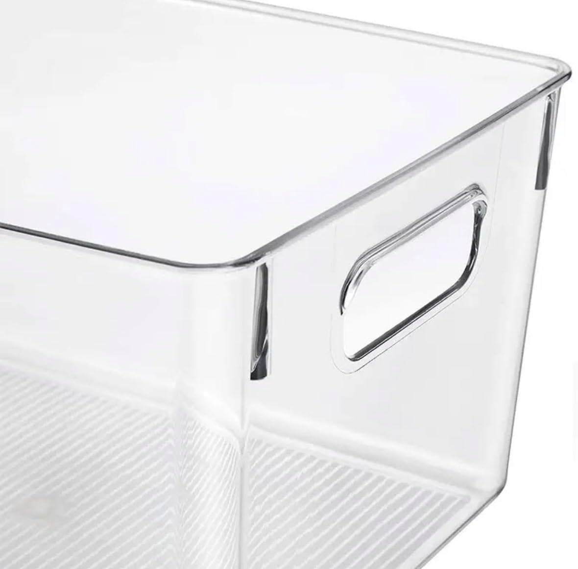 HappyAny Co. Clear Storage Organizer Bins, 2 Bins Total