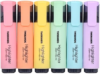 TWOHANDS Highlighter,Chisel Tip Marker Pen,6 Assorted Pastel Colors,H2007