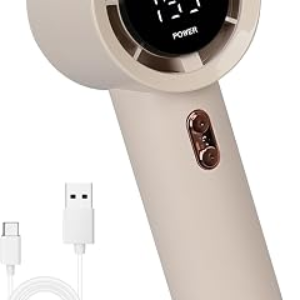 Portable Handheld Fan, Compact Personal Mini Fan (Beige)