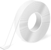 Double Sided Tape Heavy Duty – Nano Removable Adhesive Mounting Tape Wall Decor, Clear Sticky Picture Hanging Transparent WallTapes Strips for Poster Carpet Art Craft Home Office School (0.5″x10FT)