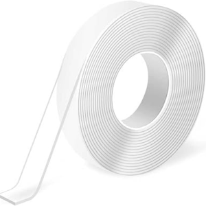 Double Sided Tape Heavy Duty – Nano Removable Adhesive Mounting Tape Wall Decor, Clear Sticky Picture Hanging Transparent WallTapes Strips for Poster Carpet Art Craft Home Office School (0.5″x10FT)