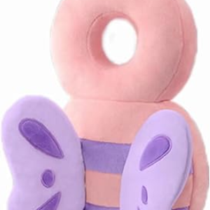 PandaEar Baby Head Protection Backpack, Toddler Walking Head Protector, Adjustable Head Protector Pad Safety Cushion (Pink)