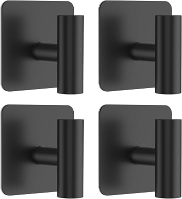 SETSAIL 4 Pack Towel Hooks for Bathrooms