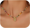 A ALARTAN Initial Necklace