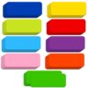 54Pcs Magnetic Dry Erase Labels Colorful Name Tag Label Sticker for Home