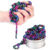 550pcs Multicolor 4 in 1 Magnet Balls Desk Toys for Adults, Ferrite Crags Magnetic Putty Desk Fidget Toys for Office