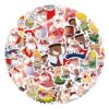 55pcs Cartoon Captain Underpants Stickers,Kawaii Funny Comic Book Waterproof Vinyl Decal for Teen Adult Laptop,Travel Case, Phone, Bike, Water Bottle, Guitar, Computer, Skateboard
