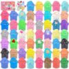 56-Pack Butter Slime Kit, Birthday Soft and Non-Sticky Bulk Slime Party Favors for Kids, Classroom Exchange Gift Mini Slime, Stress Relief Toys for Boys Girls, 4-10 Advent Calendar