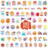 560PCS Teacher Reward Stickers,Positive Affirmation Stickers for Student,Teacher Must Haves School Supplies Essentials Accessories Motivational Sticker for Scrapbooking Bottle Desk