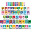 57 Pcs Alphabet for Classroom Wall ABC Alphabet Poster Letters Number line Colors Shapes Wall Chart Cards Bulletin Board Decorations for Back to School Classroom Decor(Multi-Colored)