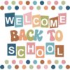 57pcs Signable Welcome Back to School Bulletin Board, Classroom Teacher Set
