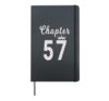 57th Womens Birthday Hardcover Journal, Black
