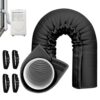 59 * 20in Portable AC Hose Insulation Sleeve, 3 Layer AC Hose Insulation Cover Wrap, Portable Air Conditioners Insulated Hose Cover Wrap, Fit 5" & 5.9" Diameter Exhaust Hose (Black)