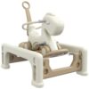 5 in 1 Rocking Horse for Toddlers Years 1-6, Kids Spring Ride on Horse Balance Bike with Detachable Balance Board, Push Handle & Footrest for Baby Boys and Girls